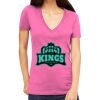 Tultex 214 - Ladies' Slim Fit Fine Jersey V-Neck Thumbnail