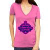 Tultex 214 - Ladies' Slim Fit Fine Jersey V-Neck Thumbnail