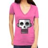Tultex 214 - Ladies' Slim Fit Fine Jersey V-Neck Thumbnail