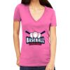 Tultex 214 - Ladies' Slim Fit Fine Jersey V-Neck Thumbnail