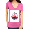 Tultex 214 - Ladies' Slim Fit Fine Jersey V-Neck Thumbnail