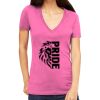 Tultex 214 - Ladies' Slim Fit Fine Jersey V-Neck Thumbnail
