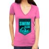 Tultex 214 - Ladies' Slim Fit Fine Jersey V-Neck Thumbnail
