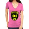 Tultex 214 - Ladies' Slim Fit Fine Jersey V-Neck Thumbnail