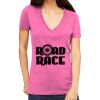 Tultex 214 - Ladies' Slim Fit Fine Jersey V-Neck Thumbnail