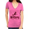 Tultex 214 - Ladies' Slim Fit Fine Jersey V-Neck Thumbnail