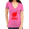 Tultex 214 - Ladies' Slim Fit Fine Jersey V-Neck Thumbnail