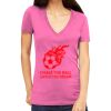 Tultex 214 - Ladies' Slim Fit Fine Jersey V-Neck Thumbnail