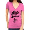 Tultex 214 - Ladies' Slim Fit Fine Jersey V-Neck Thumbnail