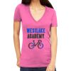 Tultex 214 - Ladies' Slim Fit Fine Jersey V-Neck Thumbnail
