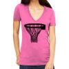Tultex 214 - Ladies' Slim Fit Fine Jersey V-Neck Thumbnail