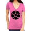 Tultex 214 - Ladies' Slim Fit Fine Jersey V-Neck Thumbnail