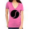 Tultex 214 - Ladies' Slim Fit Fine Jersey V-Neck Thumbnail
