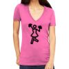 Tultex 214 - Ladies' Slim Fit Fine Jersey V-Neck Thumbnail