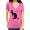 Tultex 214 - Ladies' Slim Fit Fine Jersey V-Neck Thumbnail