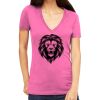 Tultex 214 - Ladies' Slim Fit Fine Jersey V-Neck Thumbnail