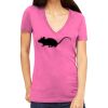 Tultex 214 - Ladies' Slim Fit Fine Jersey V-Neck Thumbnail