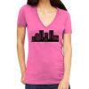 Tultex 214 - Ladies' Slim Fit Fine Jersey V-Neck Thumbnail