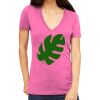 Tultex 214 - Ladies' Slim Fit Fine Jersey V-Neck Thumbnail