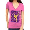 Tultex 214 - Ladies' Slim Fit Fine Jersey V-Neck Thumbnail
