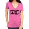 Tultex 214 - Ladies' Slim Fit Fine Jersey V-Neck Thumbnail