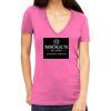Tultex 214 - Ladies' Slim Fit Fine Jersey V-Neck Thumbnail