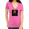 Tultex 214 - Ladies' Slim Fit Fine Jersey V-Neck Thumbnail
